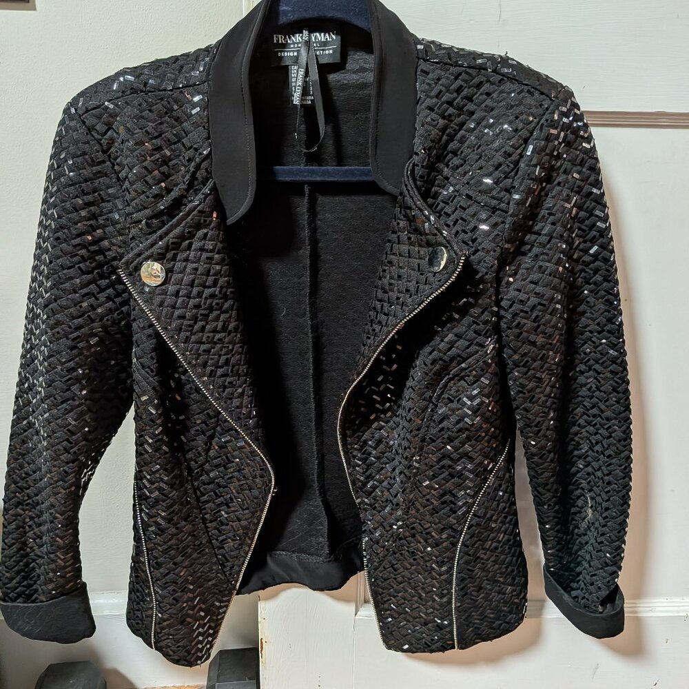 Black sequin blazer